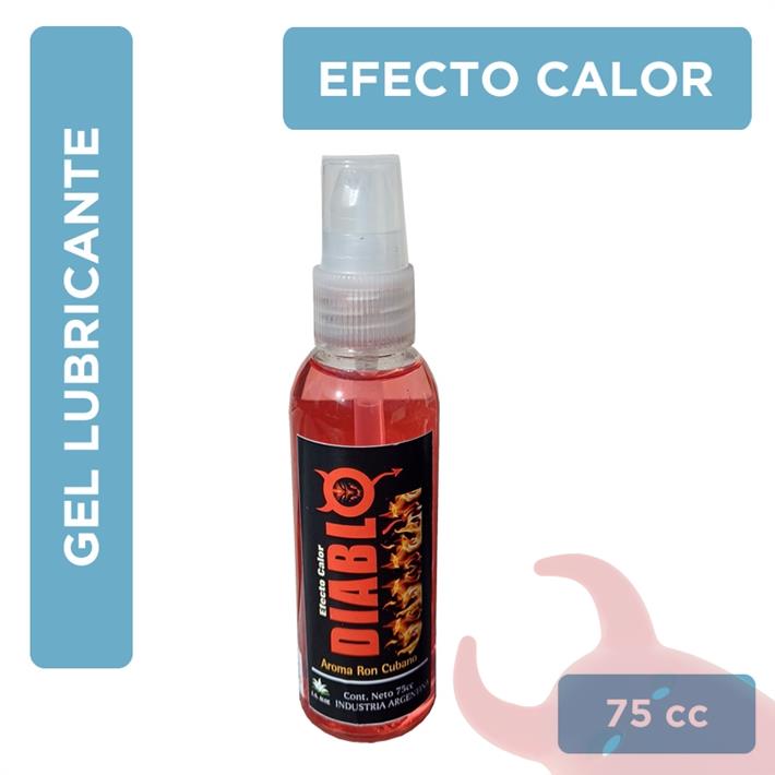 Gel lubricante efecto calor DIABLO 75cc